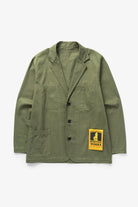 Service Works Drill Server Suit Jacket Olive (Medium) - Steranko Clothing Manchester