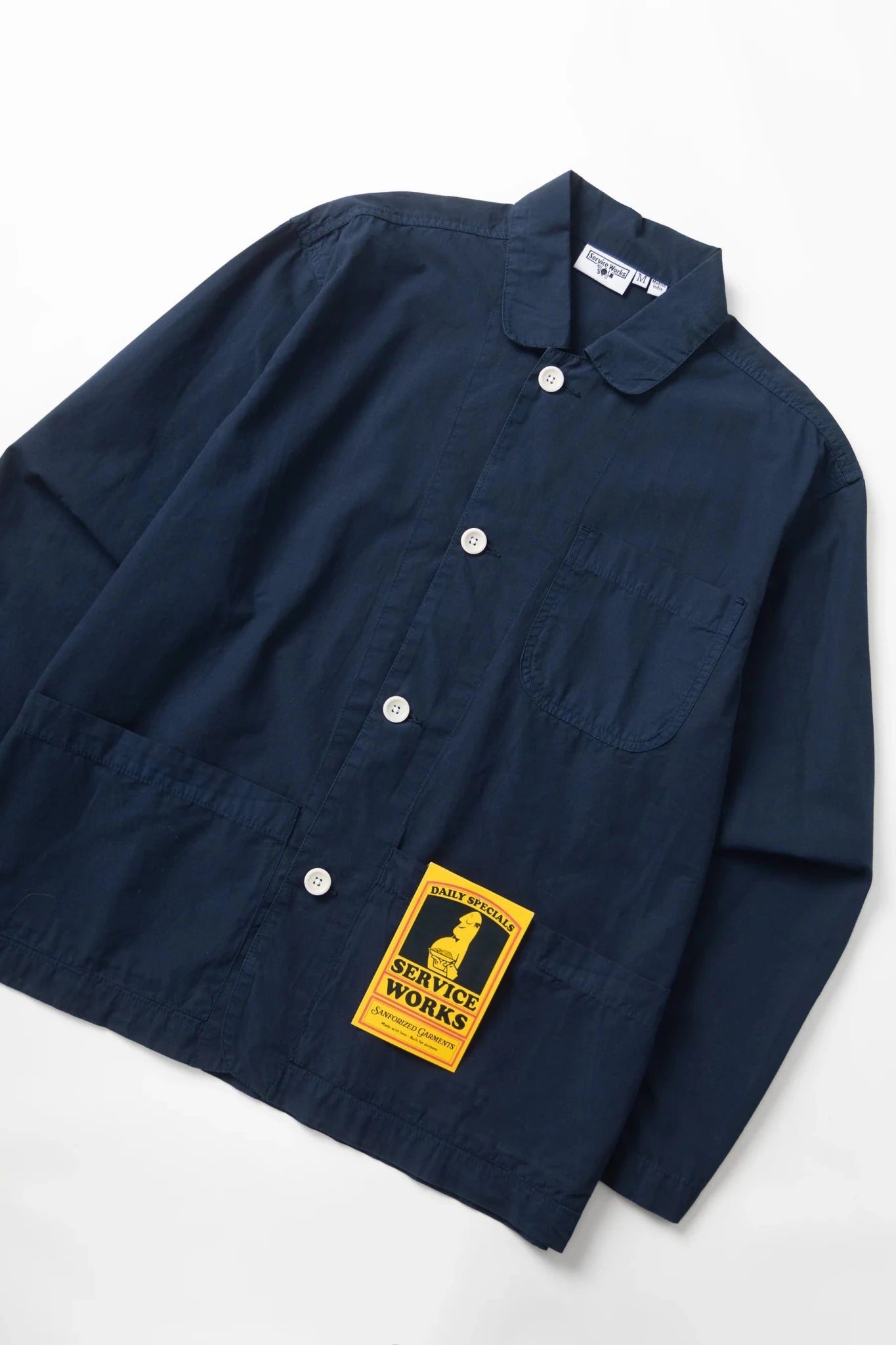 Service Works Easy Chef Shirt Navy - Steranko Clothing Manchester