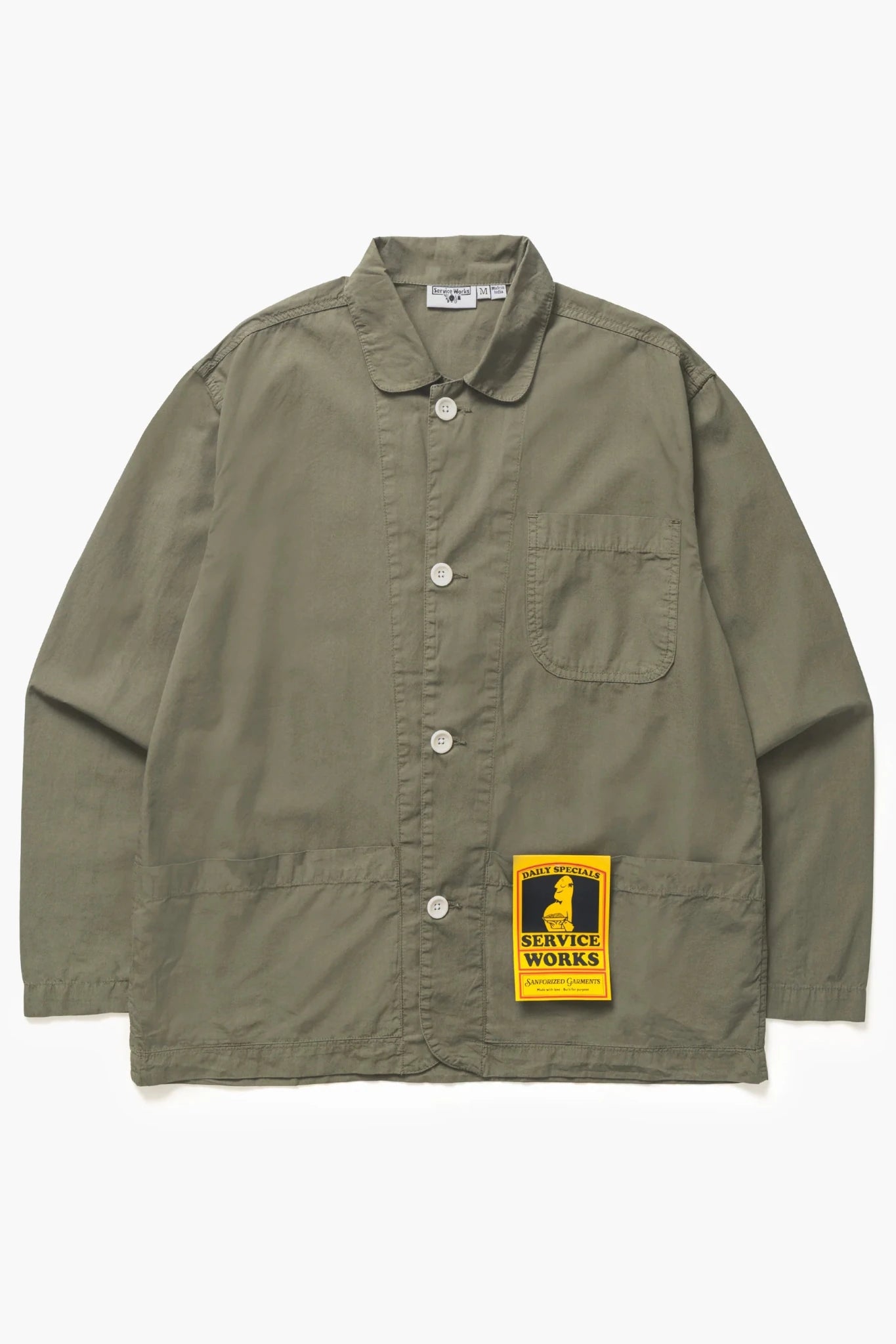 Service Works Easy Chef Shirt Olive - Steranko Clothing Manchester