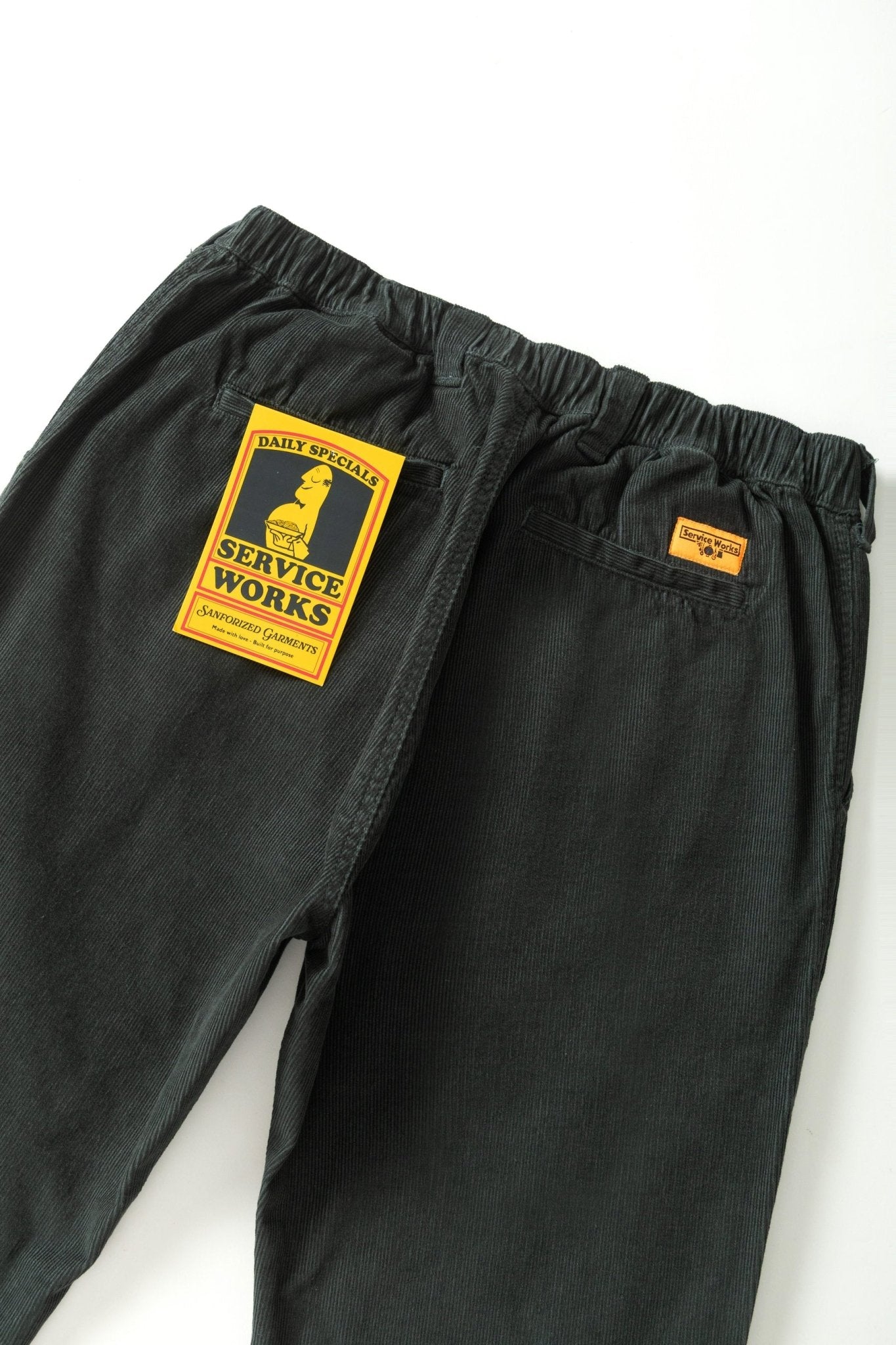 Service Works Fine Cord Waiter Pants Jewel - Steranko Clothing Manchester