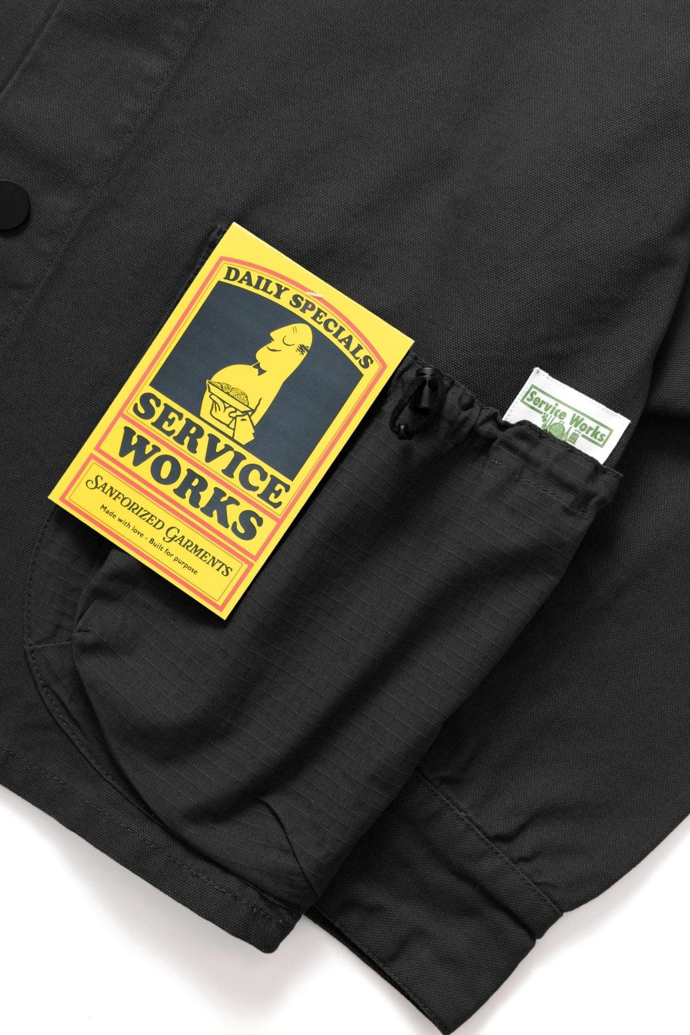 Service Works Gardener Jacket Black - Steranko Clothing Manchester