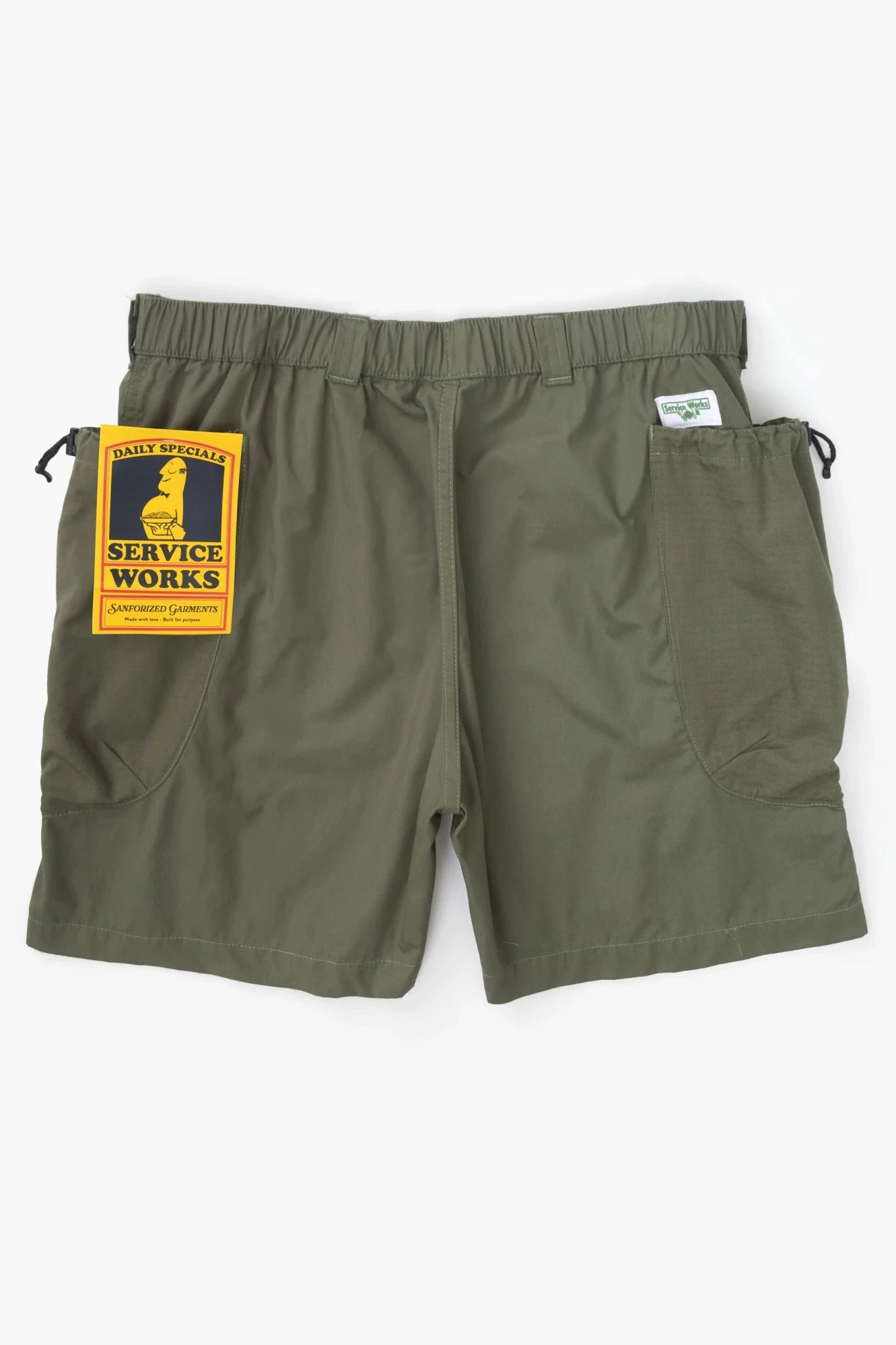 Service Works Gardener Shorts Olive - Steranko Clothing Manchester