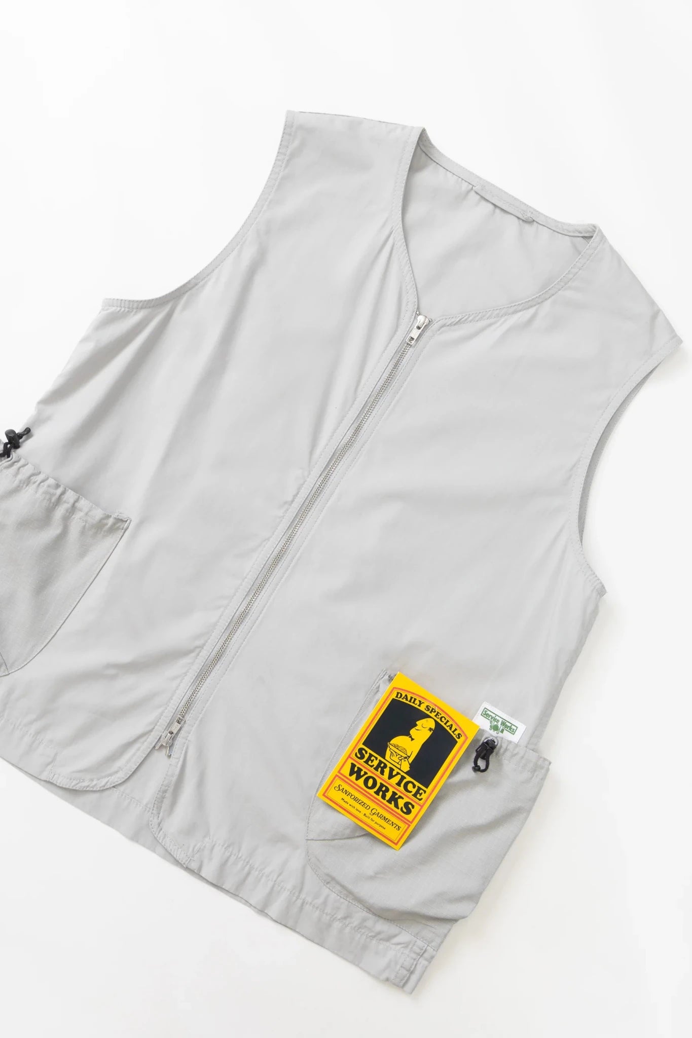 Service Works Gardener Vest Silver - Steranko Clothing Manchester
