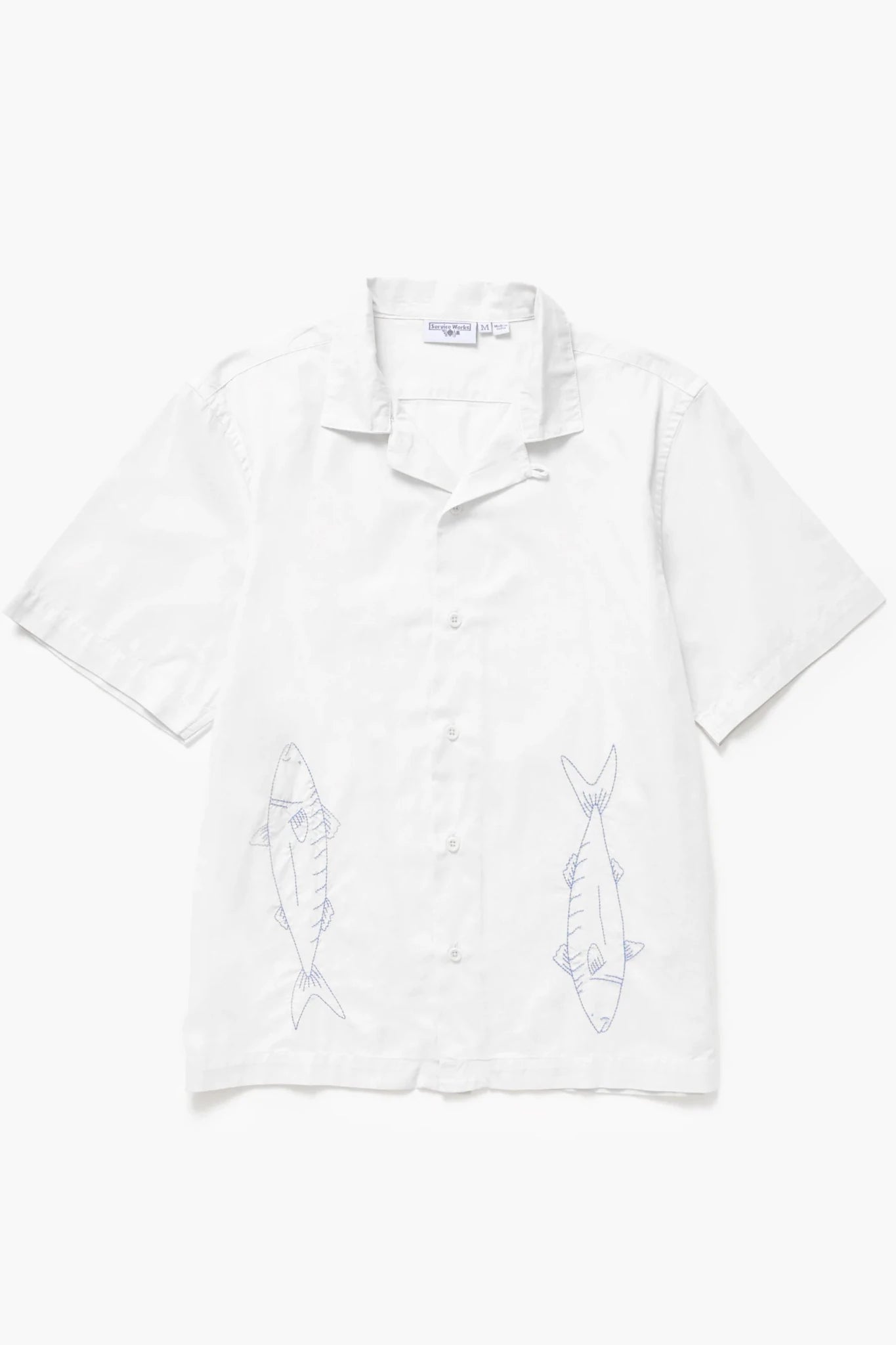 Service Works Mackerel Shirt Off - White - Steranko Clothing Manchester