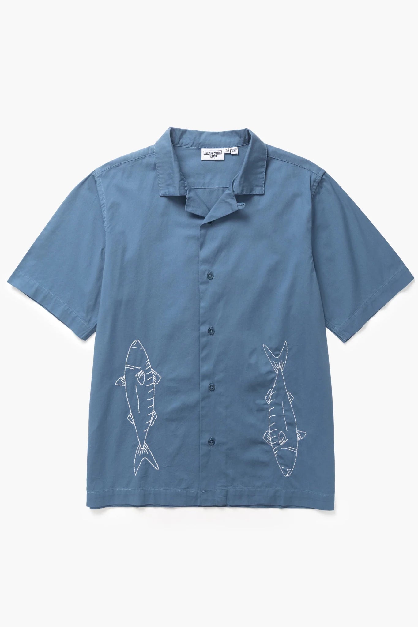 Service Works Mackerel Shirt Slate - Steranko Clothing Manchester