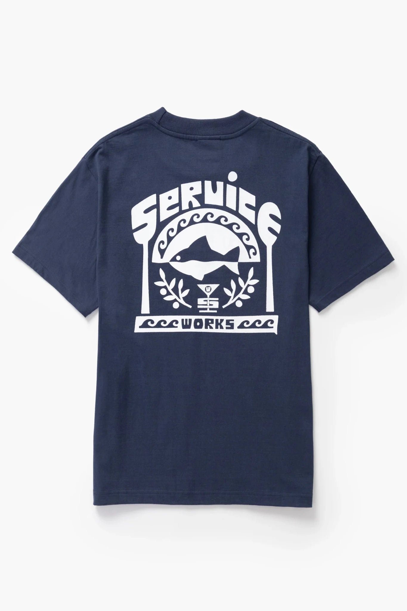Service Works Milos Tee Navy - Steranko Clothing Manchester