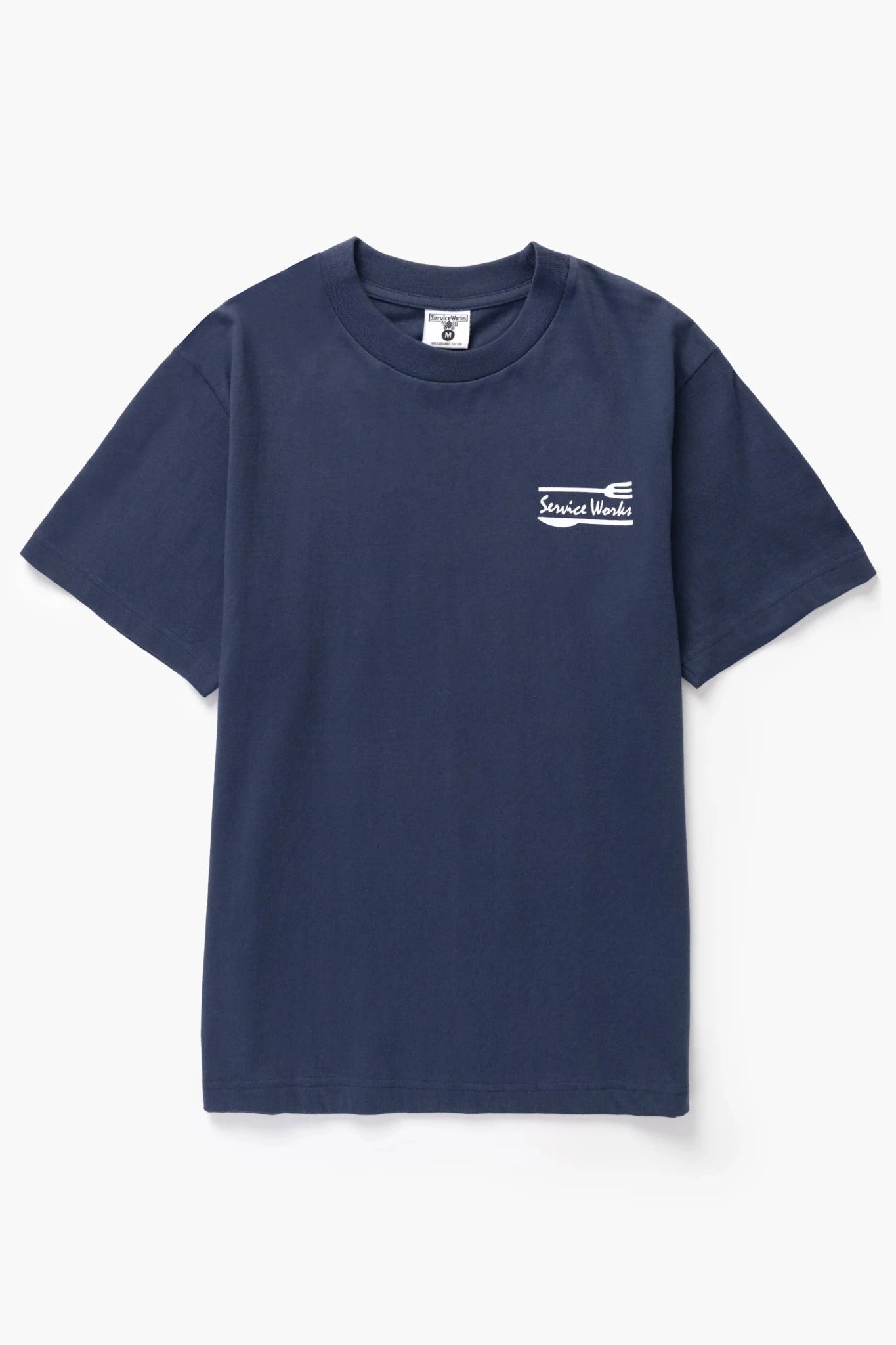 Service Works Milos Tee Navy - Steranko Clothing Manchester