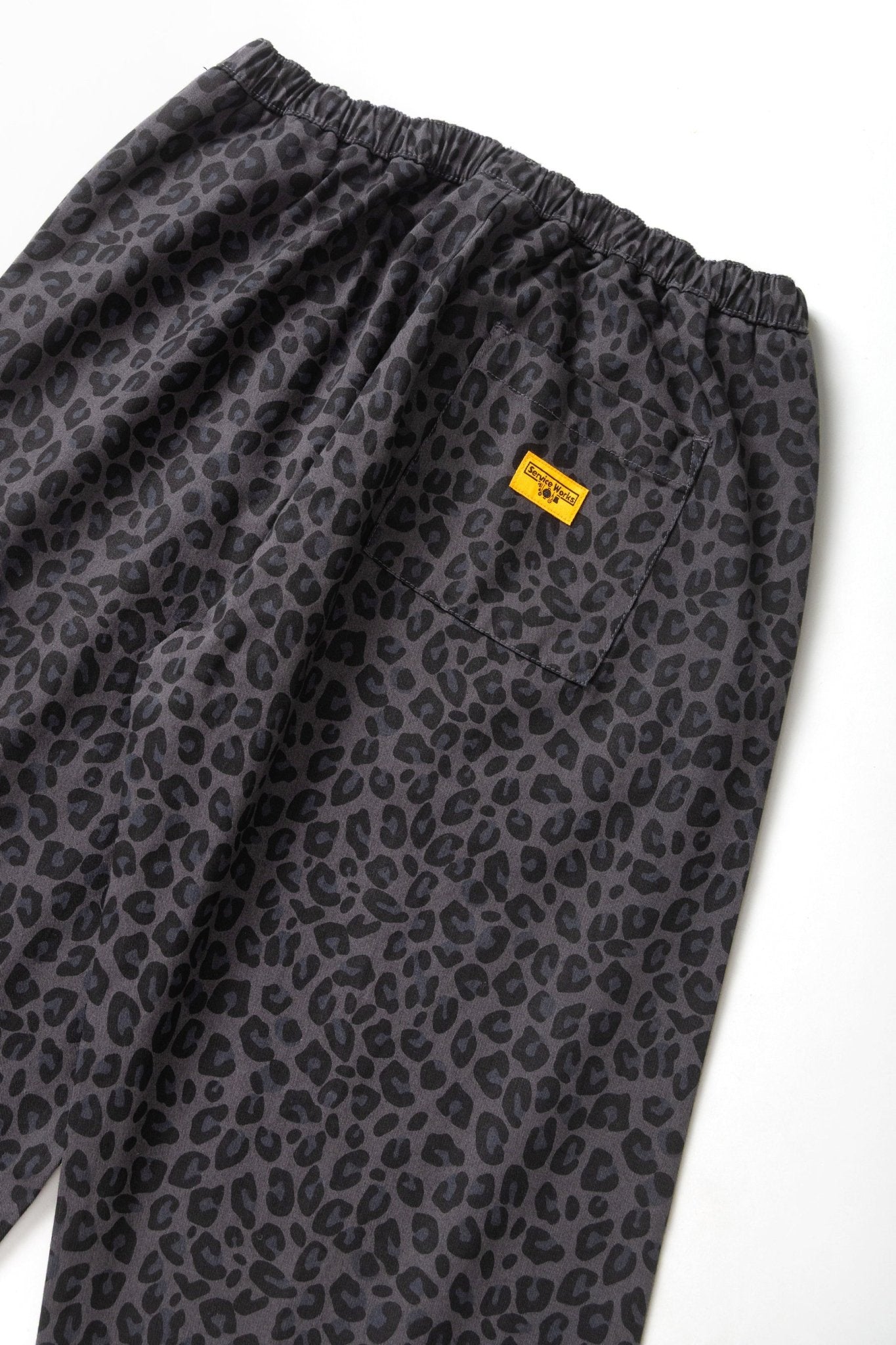 Service Works Patterned Easy Chef Pants Black Leopard - Steranko Clothing Manchester