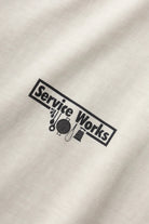Service Works Pigment Dyed Trademark Tee Natural - Steranko Clothing Manchester