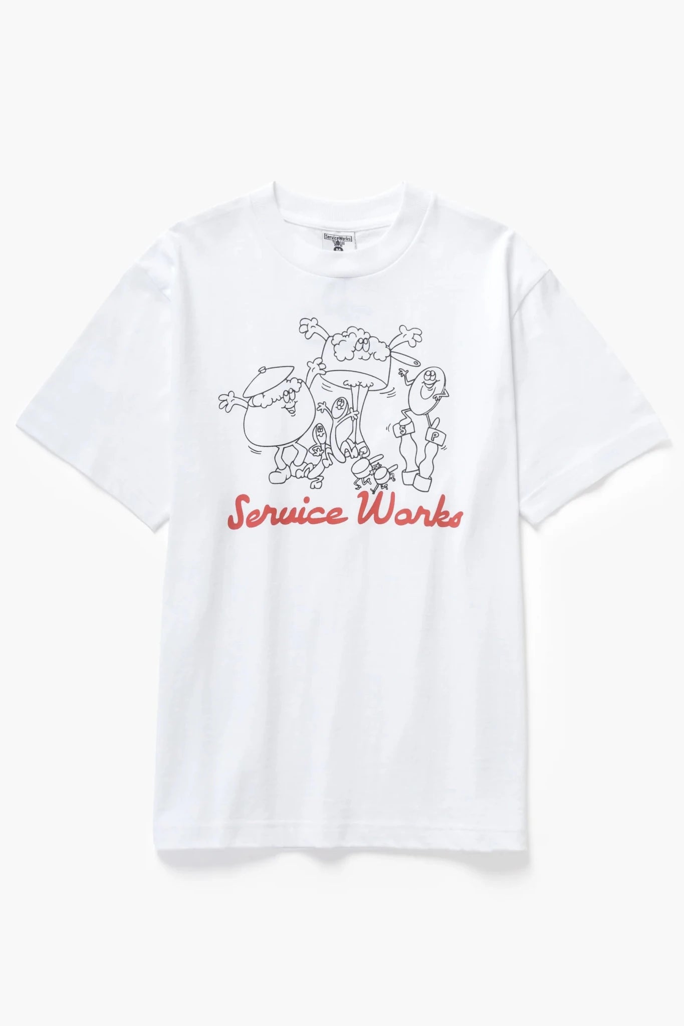 Service Works Pots & Pans Tee White - Steranko Clothing Manchester