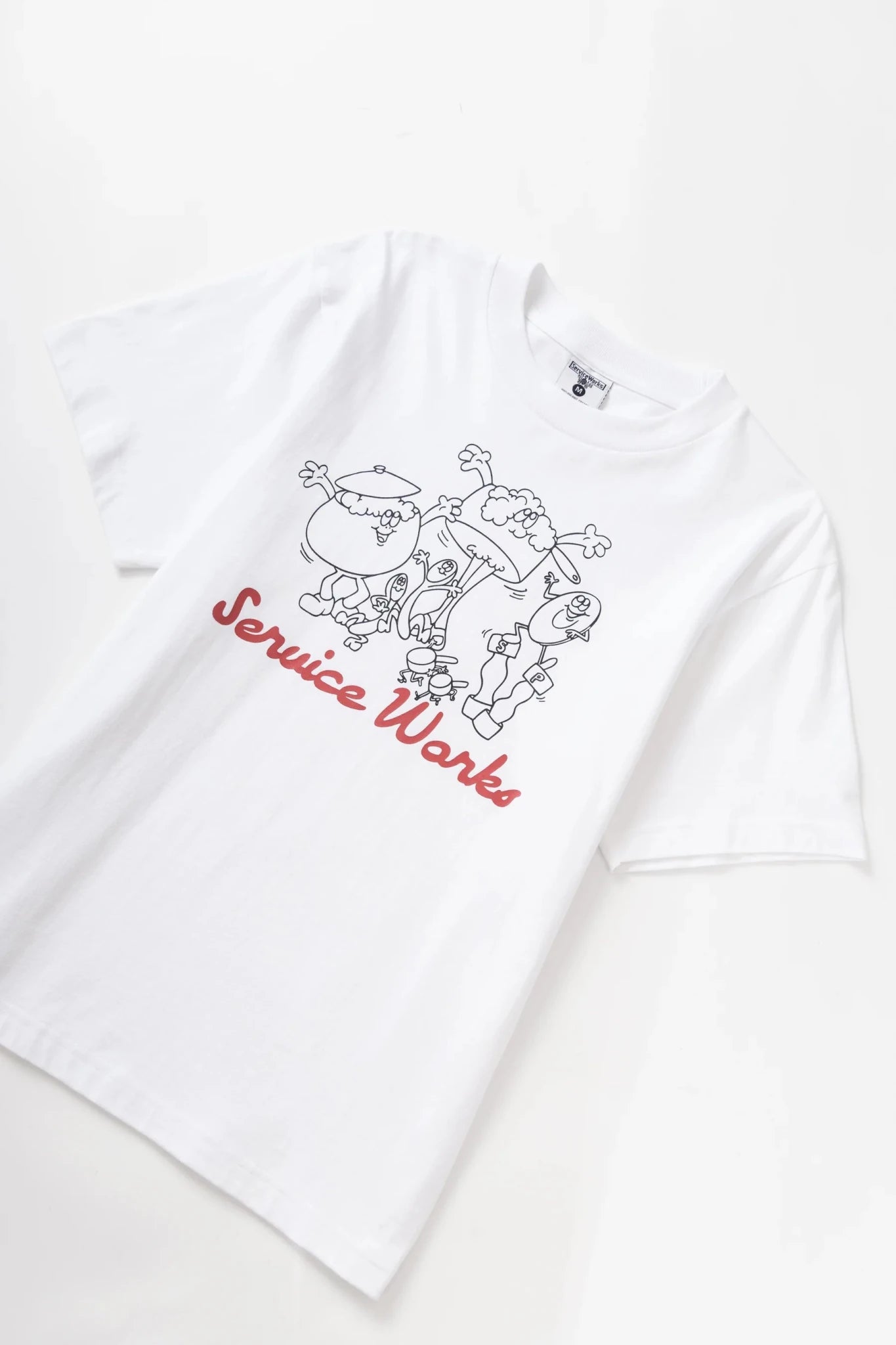 Service Works Pots & Pans Tee White - Steranko Clothing Manchester