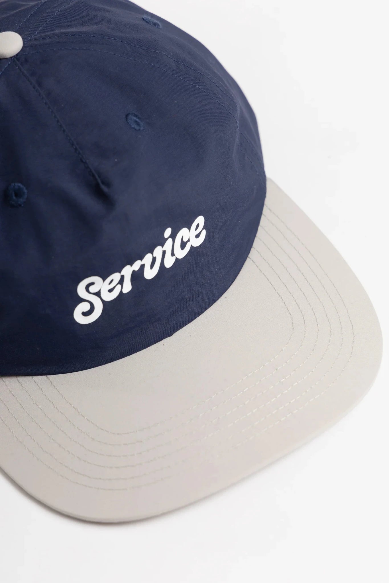 Service Works Script Surf Cap Navy / Off - White - Steranko Clothing Manchester