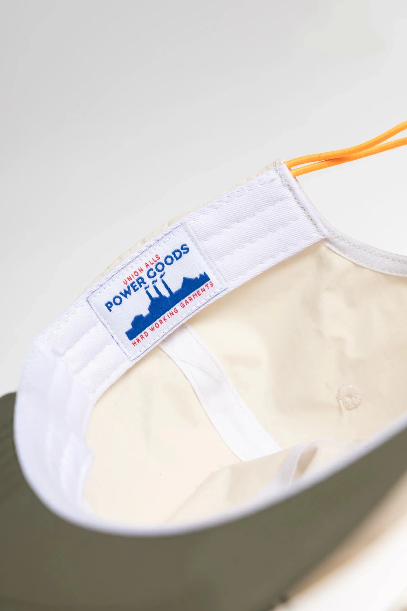 Service Works Script Surf Cap Off - White / Olive - Steranko Clothing Manchester