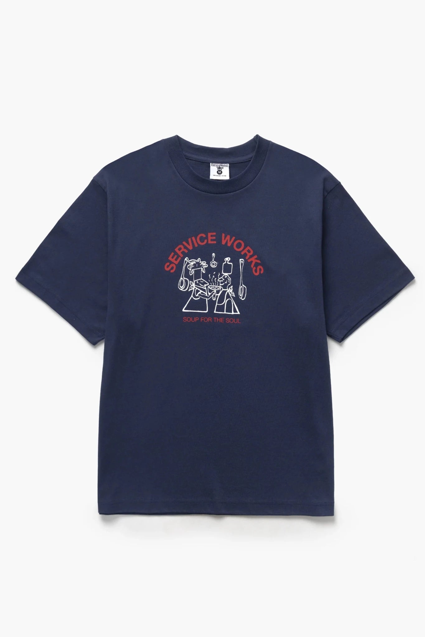 Service Works Soup For The Soul T-Shirt Navy - Steranko Clothing Manchester