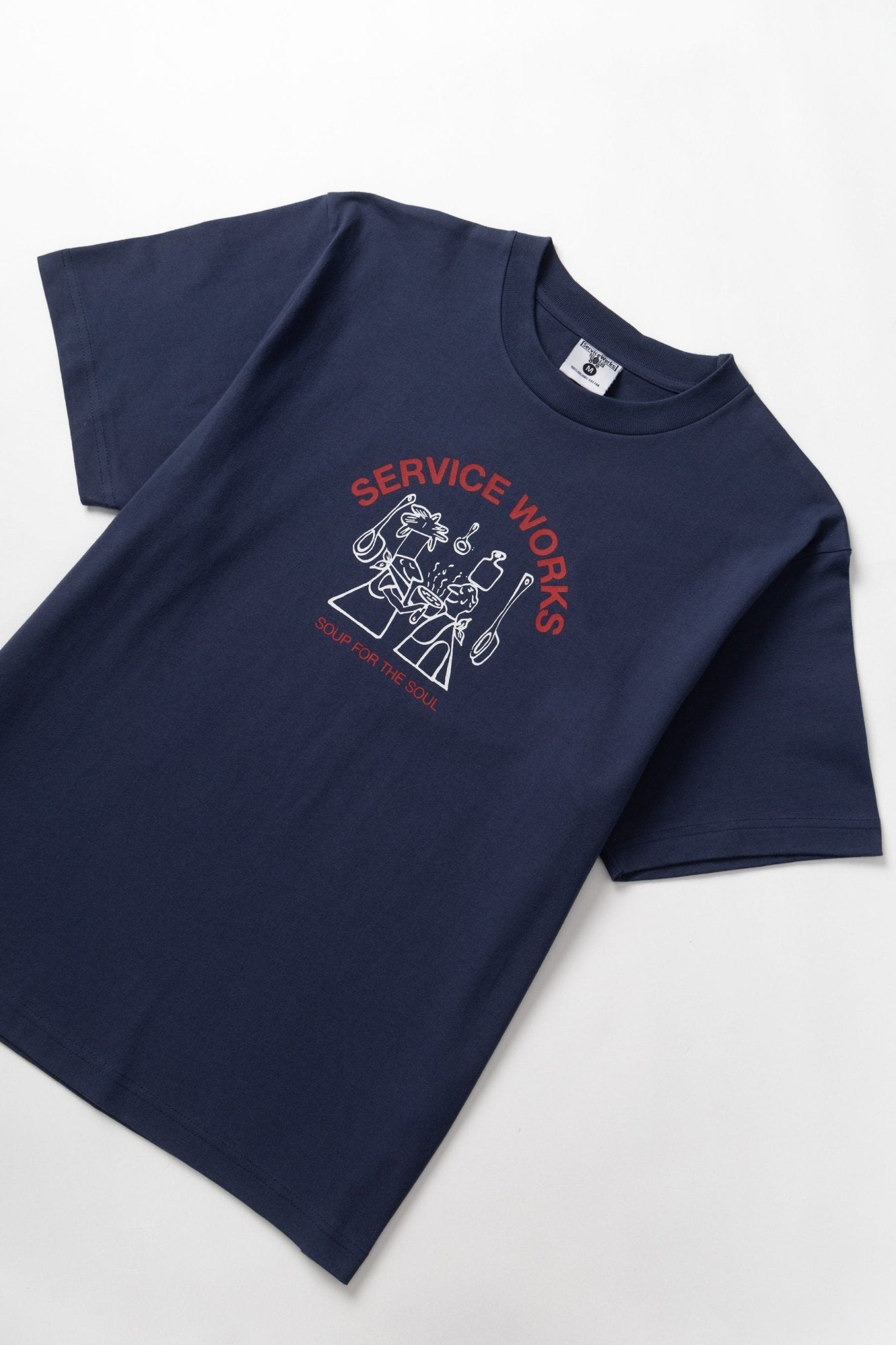 Service Works Soup For The Soul T-Shirt Navy - Steranko Clothing Manchester