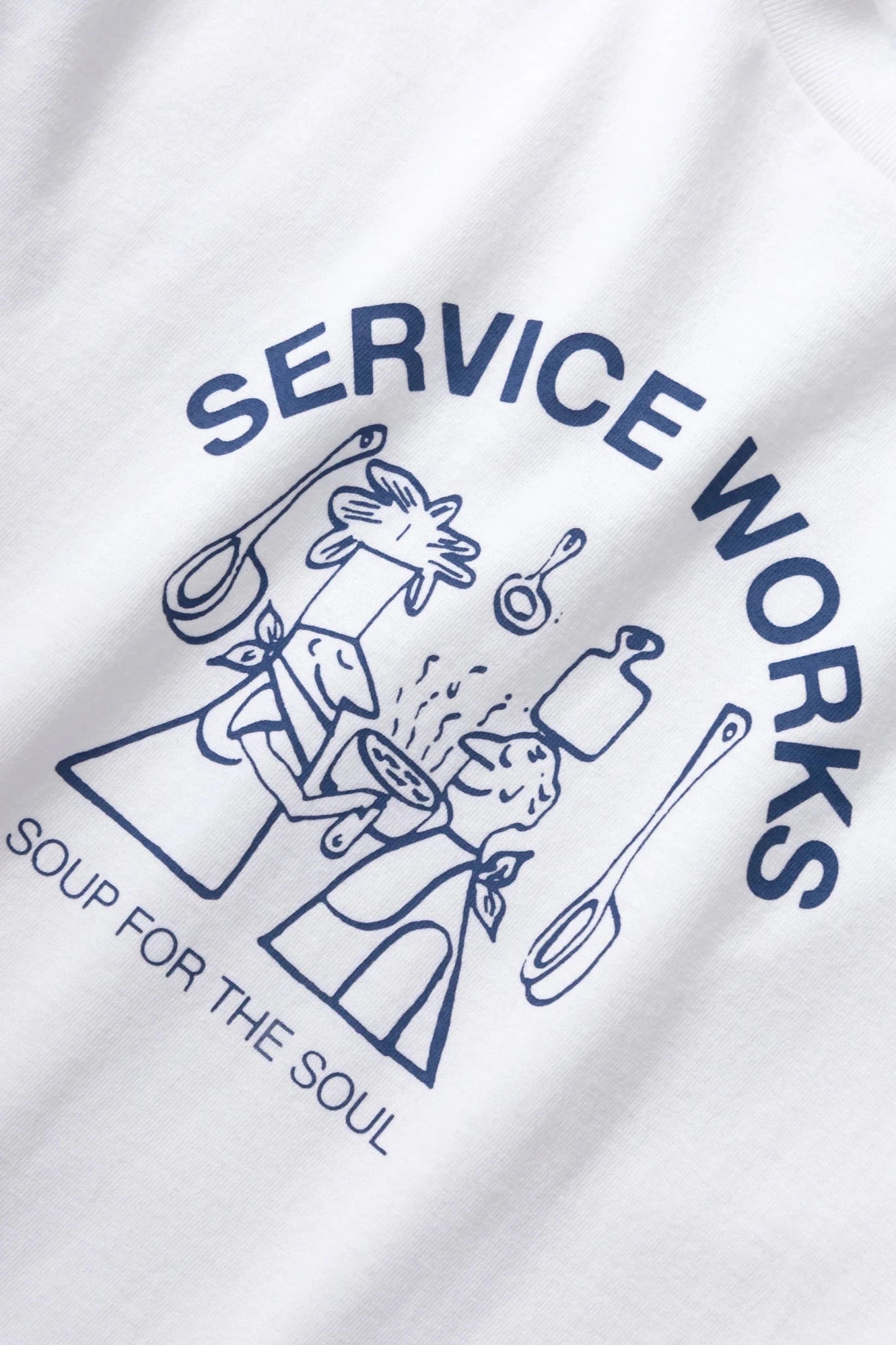 Service Works Soup For The Soul T-Shirt White - Steranko Clothing Manchester