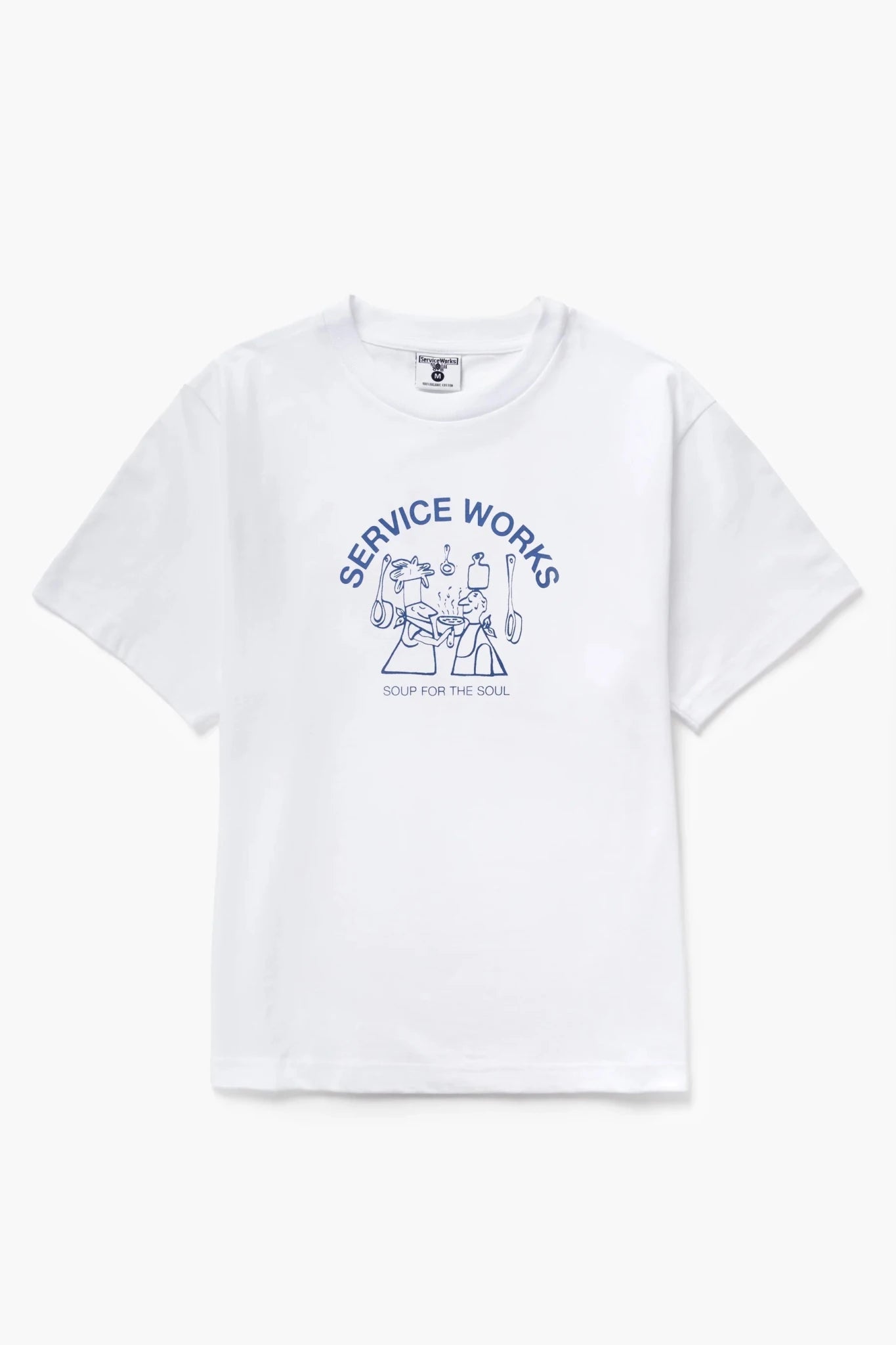 Service Works Soup For The Soul T-Shirt White - Steranko Clothing Manchester