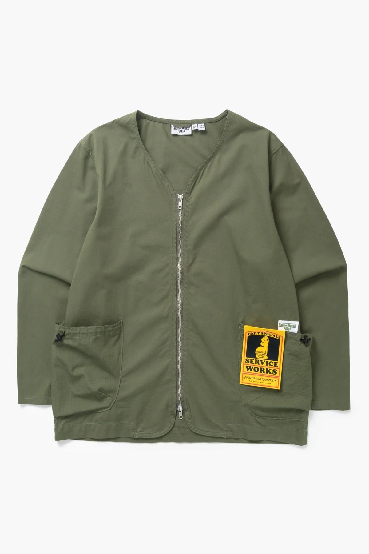 Service Works Tech Twill Gardening Liner Olive - Steranko Clothing Manchester