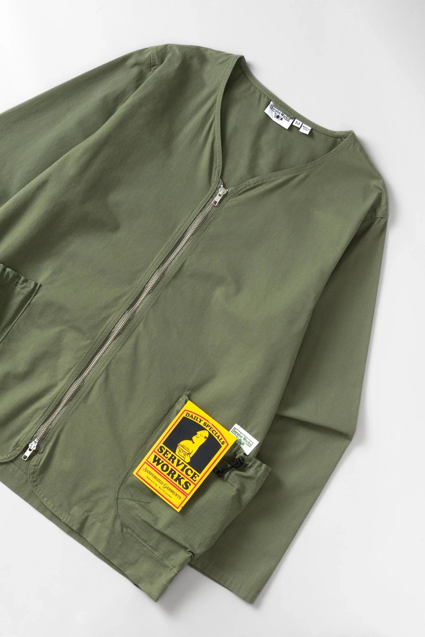 Service Works Tech Twill Gardening Liner Olive - Steranko Clothing Manchester