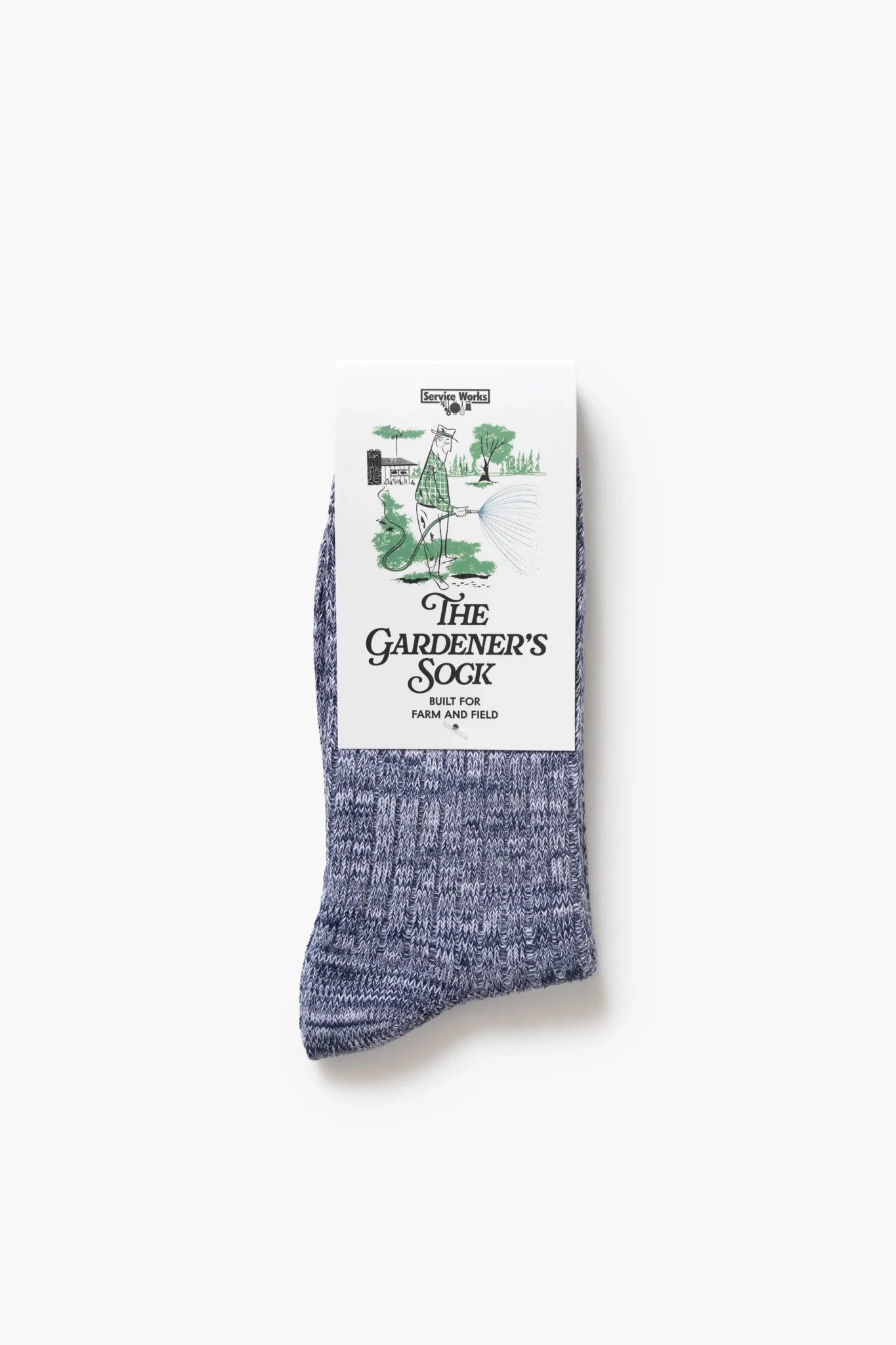 Service Works The Gardener Socks Navy - Steranko Clothing Manchester