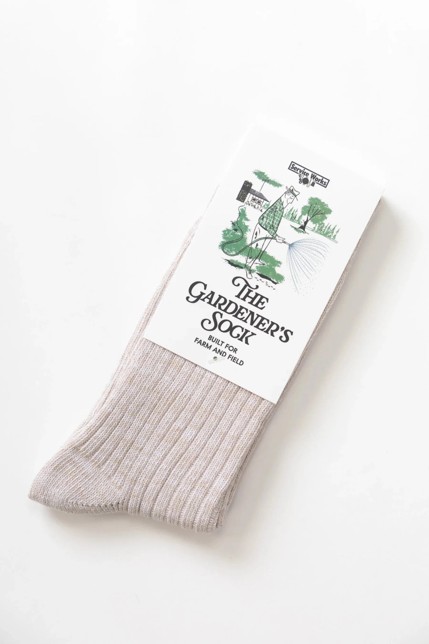 Service Works The Gardener Socks Off - White - Steranko Clothing Manchester