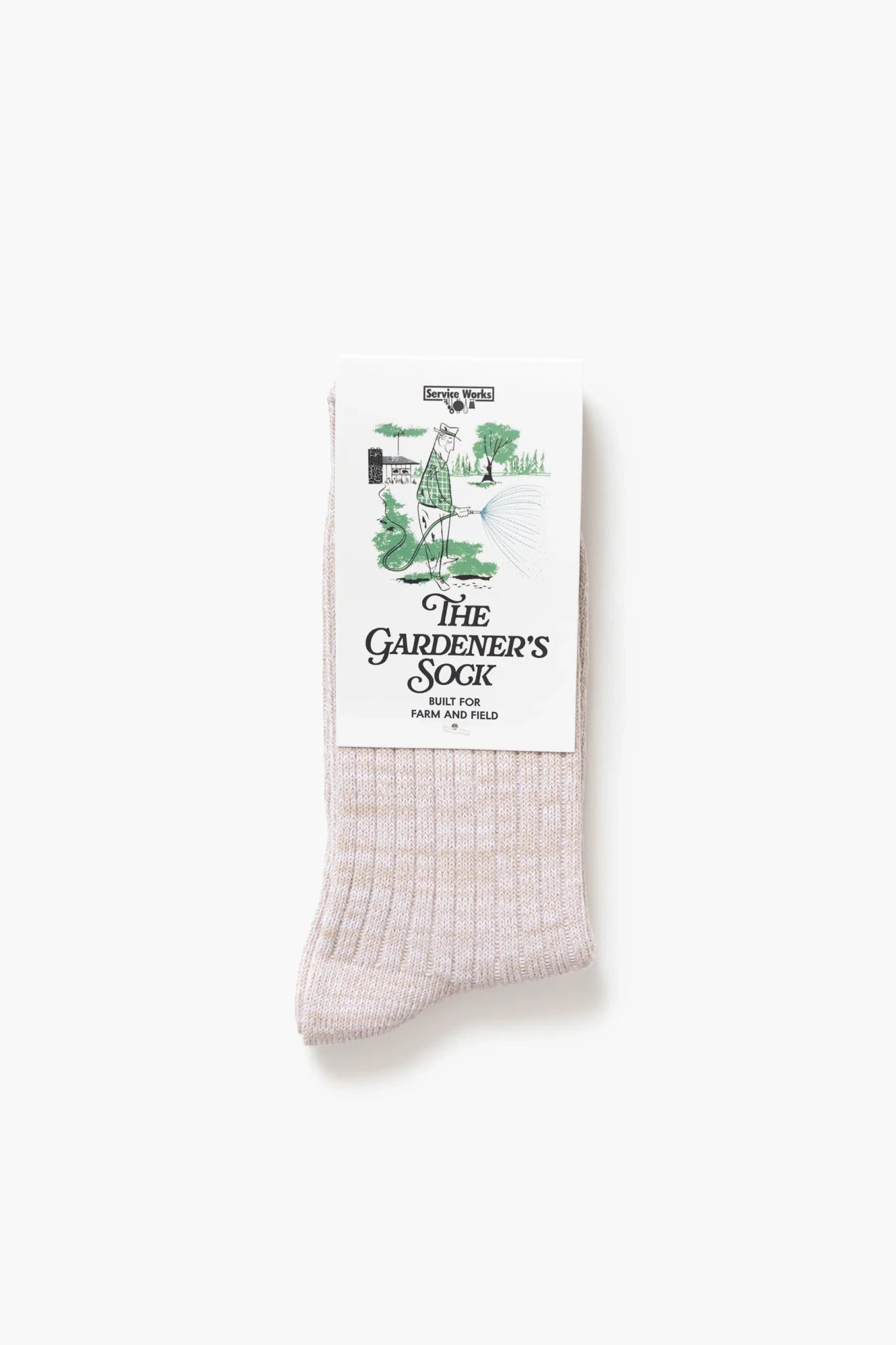 Service Works The Gardener Socks Off - White - Steranko Clothing Manchester