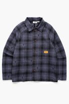 Service Works Thistle Plaid FOH Jacket Black - Steranko Clothing Manchester