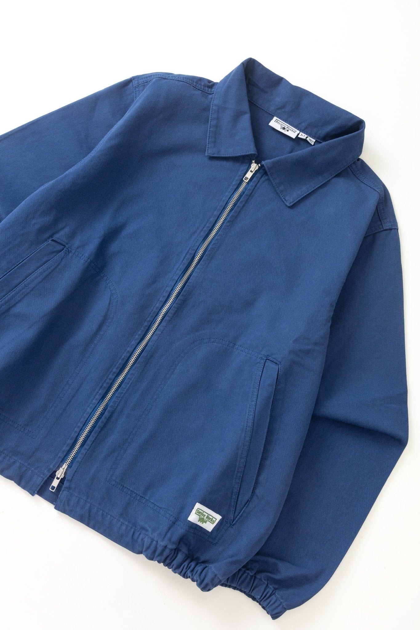 Service Works Twill Work Jacket Blue - Steranko Clothing Manchester