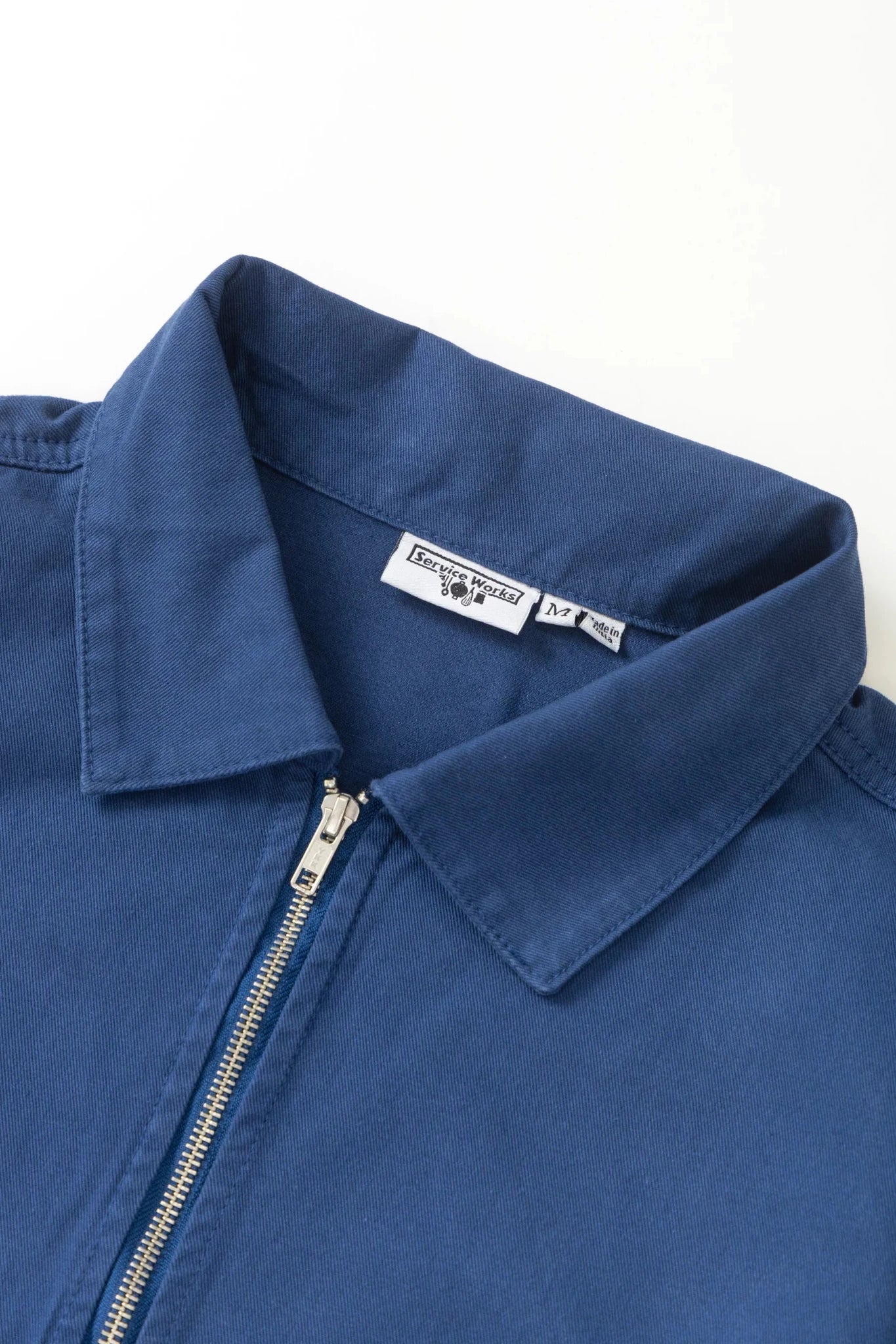 Service Works Twill Work Jacket Blue - Steranko Clothing Manchester