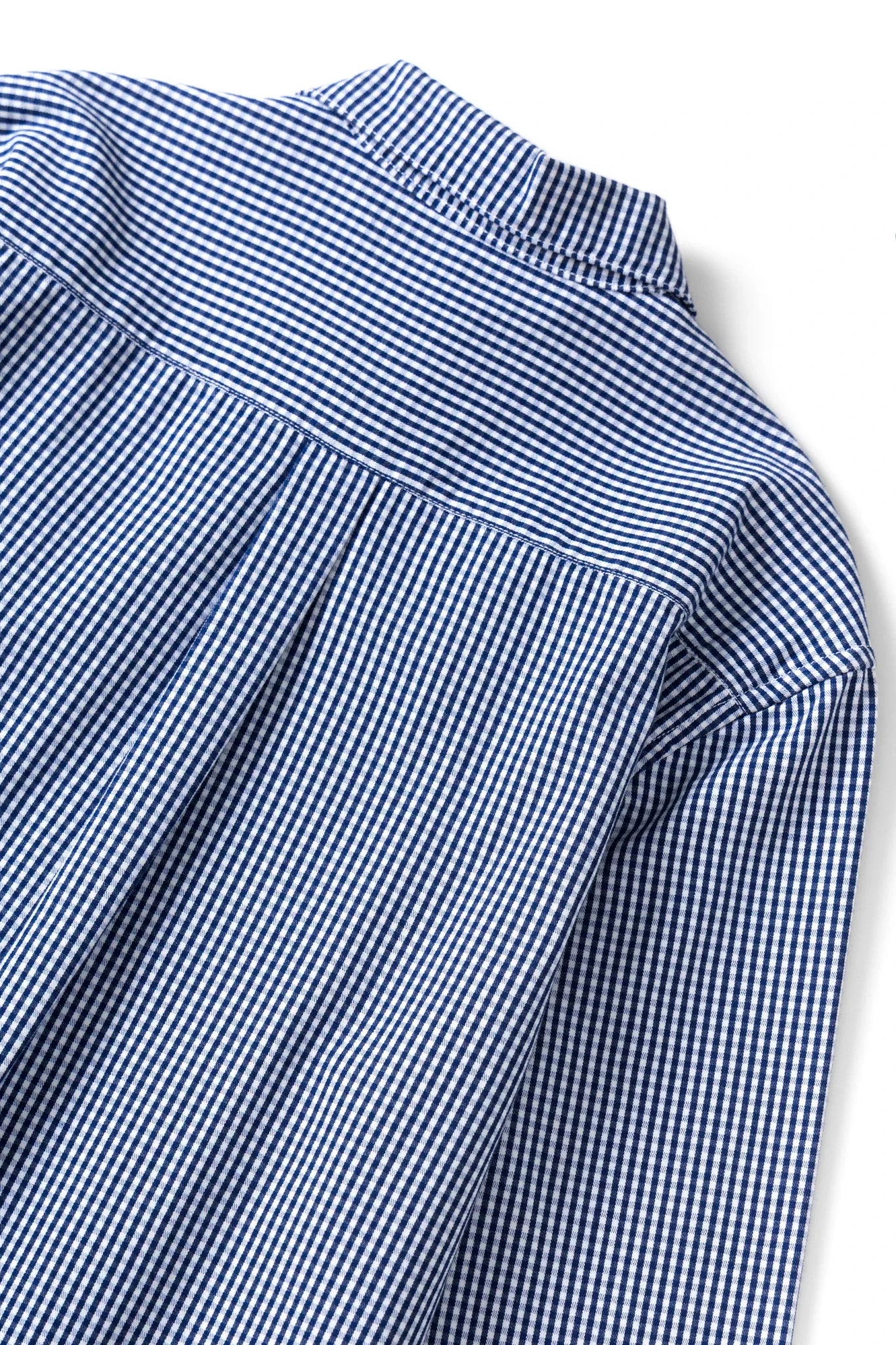 Service Works Waiter Shirt Blue Gingham - Steranko Clothing Manchester