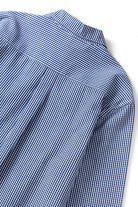 Service Works Waiter Shirt Blue Gingham - Steranko Clothing Manchester