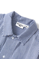 Service Works Waiter Shirt Blue Gingham - Steranko Clothing Manchester