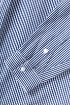 Service Works Waiter Shirt Blue Gingham - Steranko Clothing Manchester