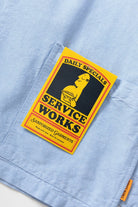 Service Works Waiter Shirt Oxford Blue - Steranko Clothing Manchester