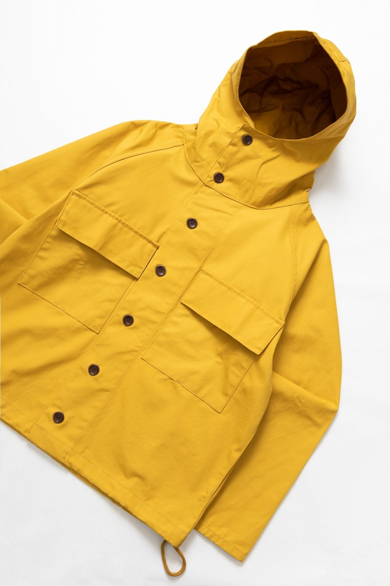 Service Works Waxed Cotton Allotment Parka Ochre - Steranko Clothing Manchester