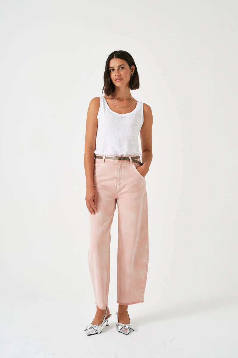 Seventy + Mochi Bo Jean Cloud Peony Pink - Steranko Clothing Manchester