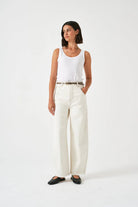 Seventy + Mochi Bo Jean Ecru - Steranko Clothing Manchester