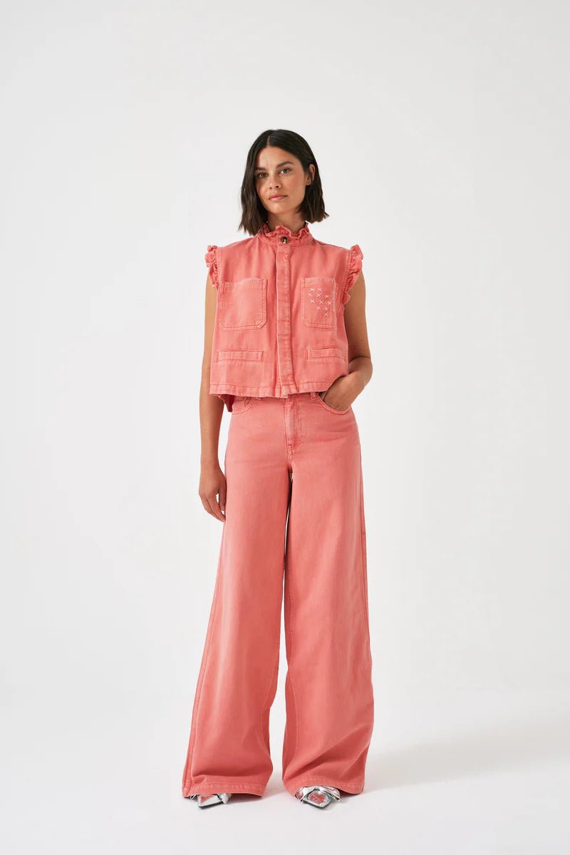 Seventy + Mochi Dear Bay Jean Mineral Red - Steranko Clothing Manchester