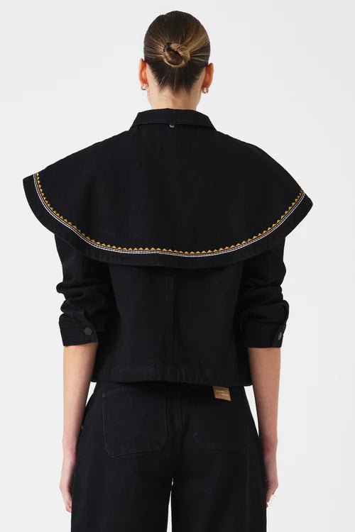 Seventy & Mochi Fara Jacket Washed Black - Steranko Clothing Manchester