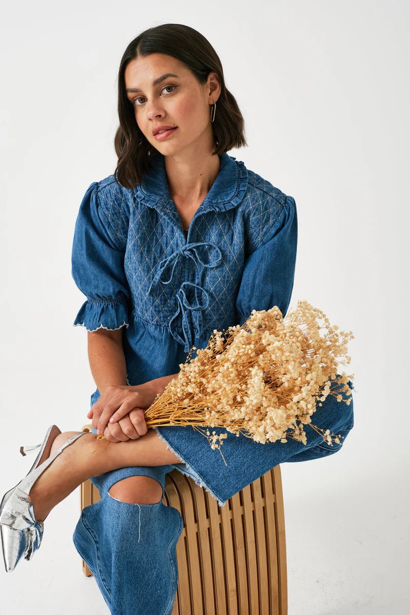 Seventy + Mochi Heidi Blouse Mid Vintage - Steranko Clothing Manchester