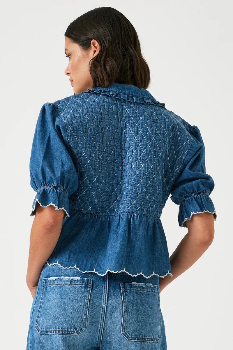 Seventy + Mochi Heidi Blouse Mid Vintage - Steranko Clothing Manchester