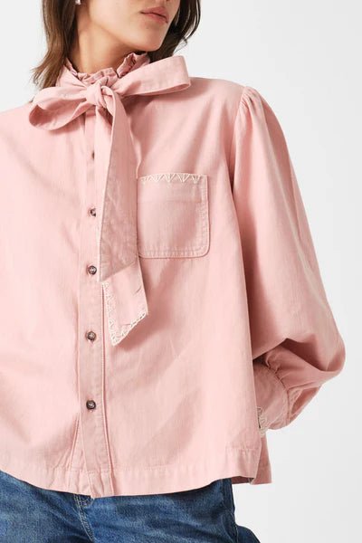 Seventy & Mochi Poet Blouse Peony Pink - Steranko Clothing Manchester