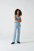 seventy + mochi Queenie Jean Oceanic Blue - Steranko Clothing Manchester