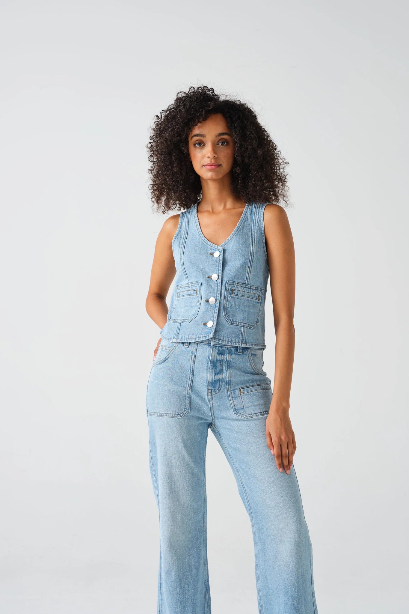 seventy + mochi Queenie Jean Oceanic Blue - Steranko Clothing Manchester