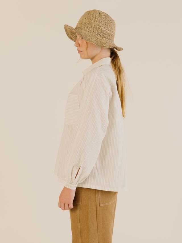 Sideline Amelie Shirt Soft Yellow Stripe - Steranko Clothing Manchester