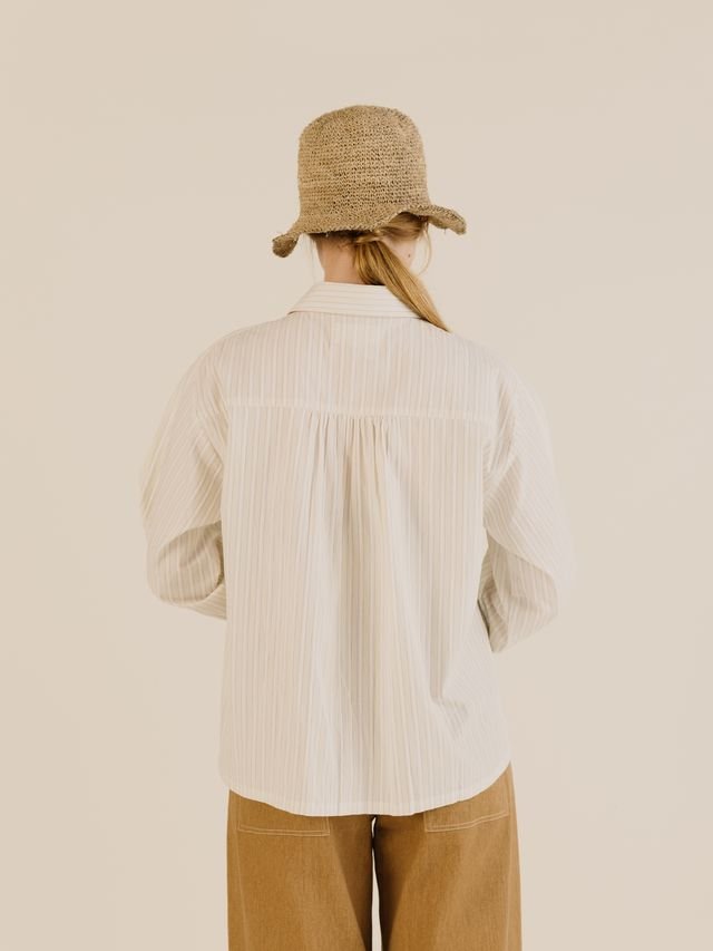 Sideline Amelie Shirt Soft Yellow Stripe - Steranko Clothing Manchester