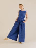 Sideline Anna Trousers Cobalt Stripe - Steranko Clothing Manchester