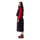 Sideline Ash Skirt Indigo Embroidered - Steranko Clothing Manchester