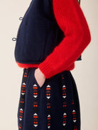 Sideline Ash Skirt Indigo Embroidered - Steranko Clothing Manchester