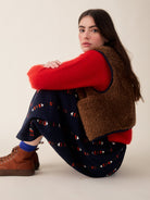 Sideline Ash Skirt Indigo Embroidered - Steranko Clothing Manchester